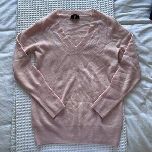 Women's J Crew V-Neck Cashmere Light Weight Sweater